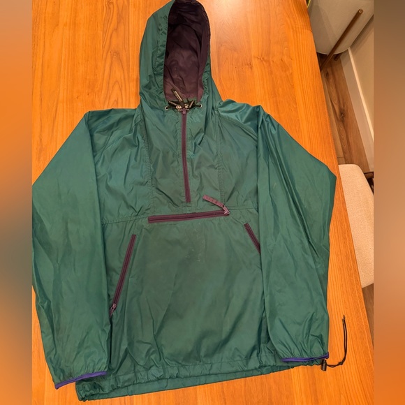 Vintage Campmor Nylon windbreaker men’s size large purple green - Picture 1 of 6